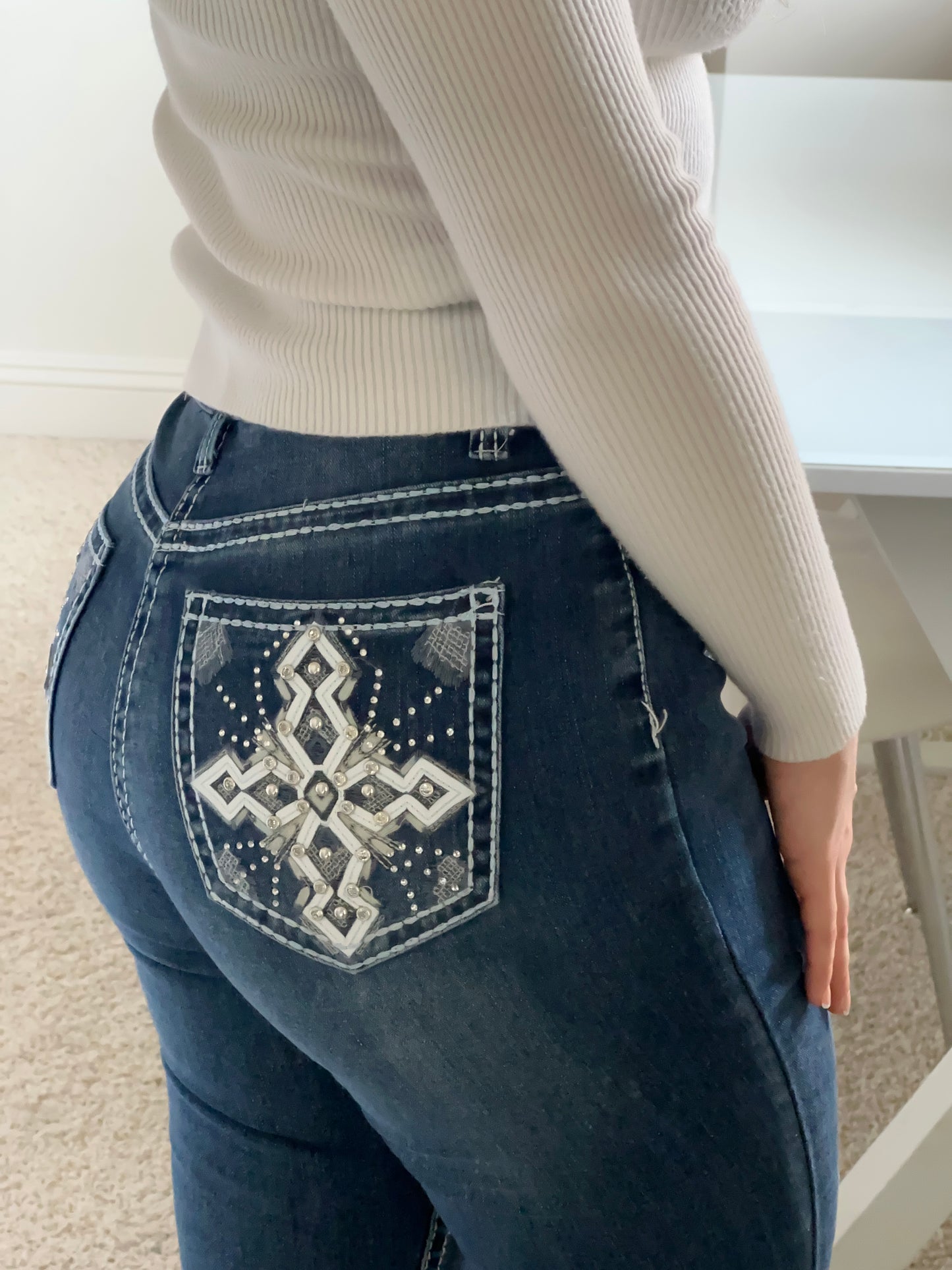 Cristina Bling Jeans (dark wash)