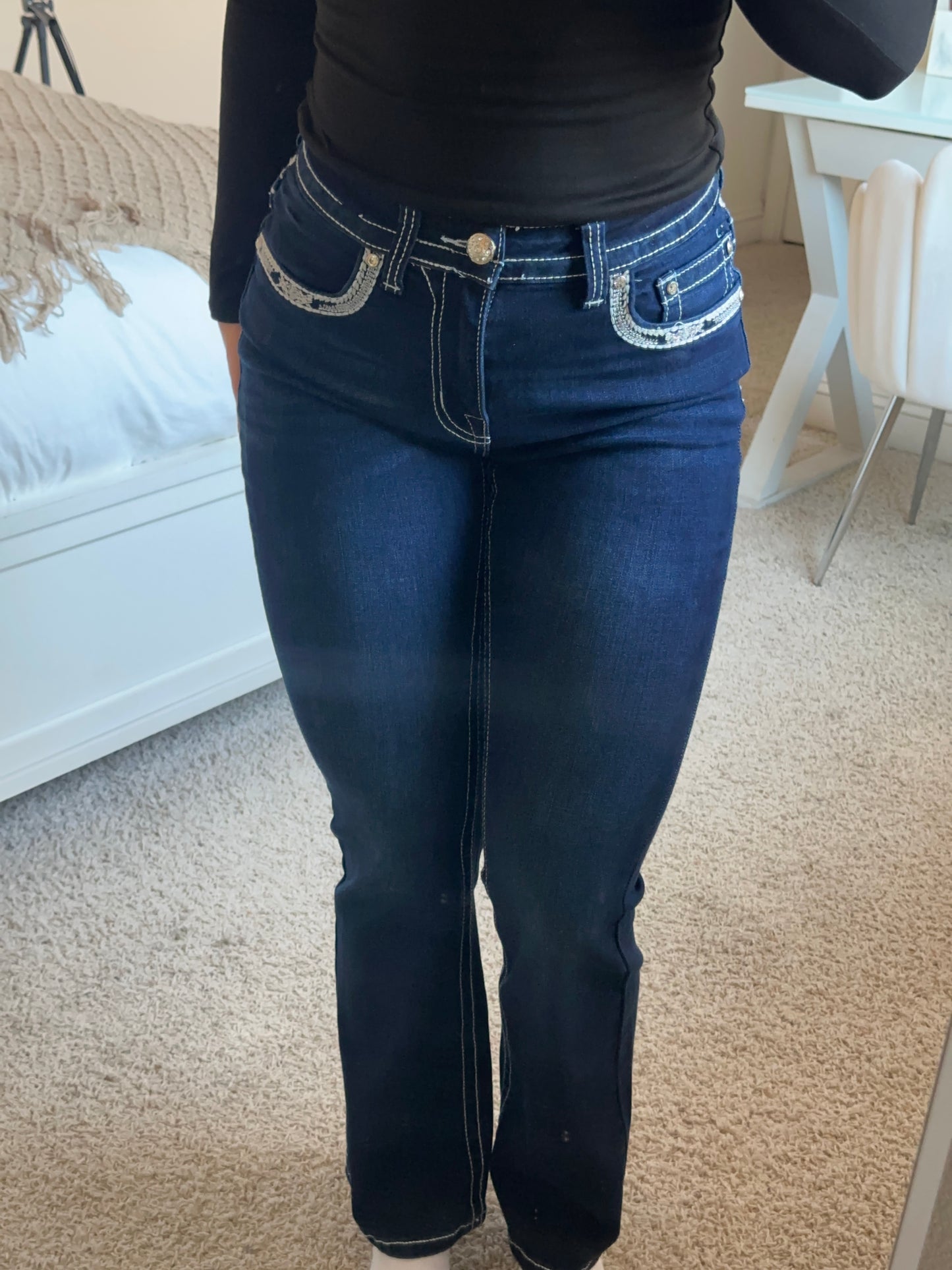 Karla Bling Jeans (dark wash)