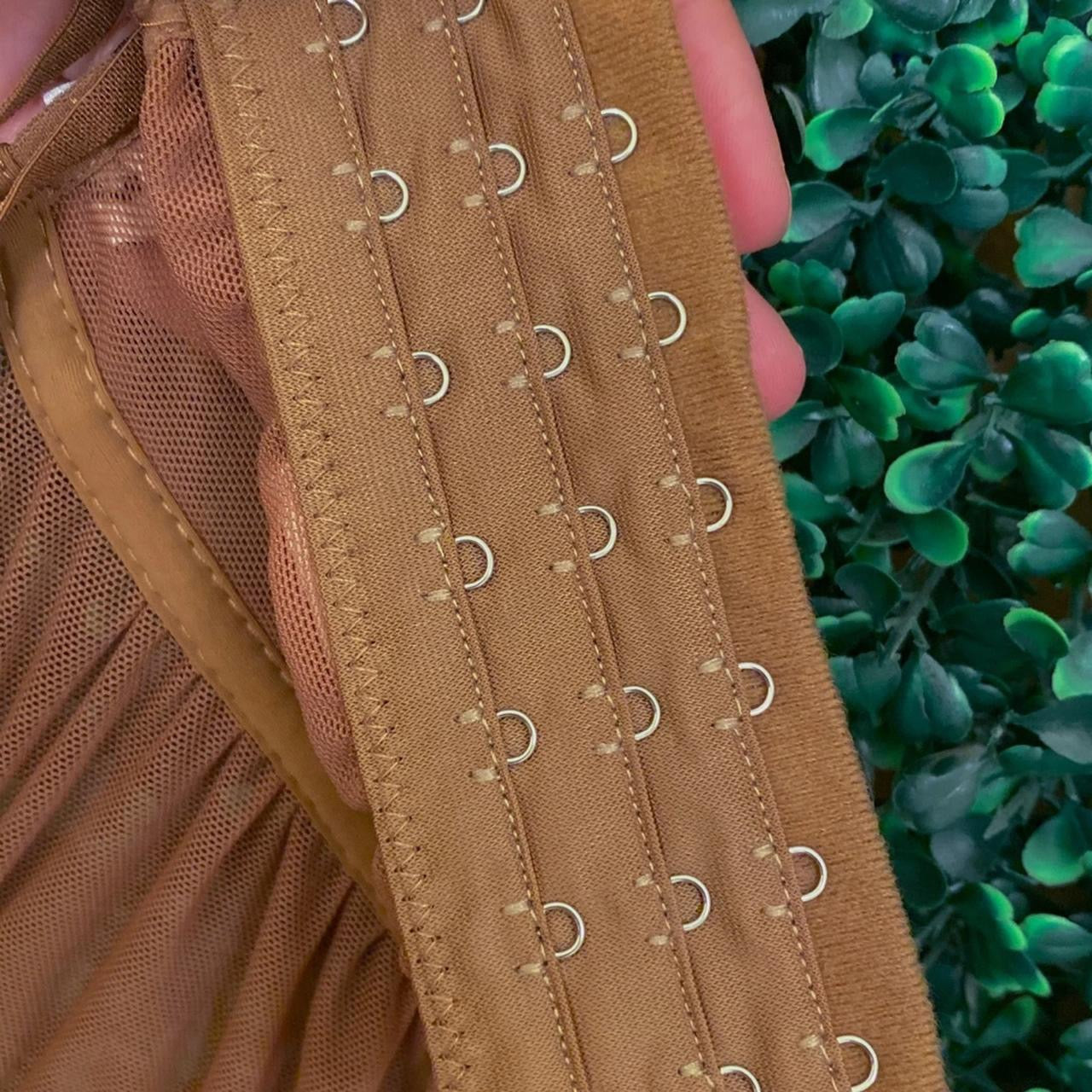 Zara Corset Top (coffee)
