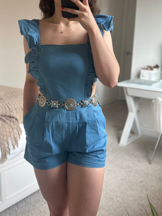 Vale Denim Romper