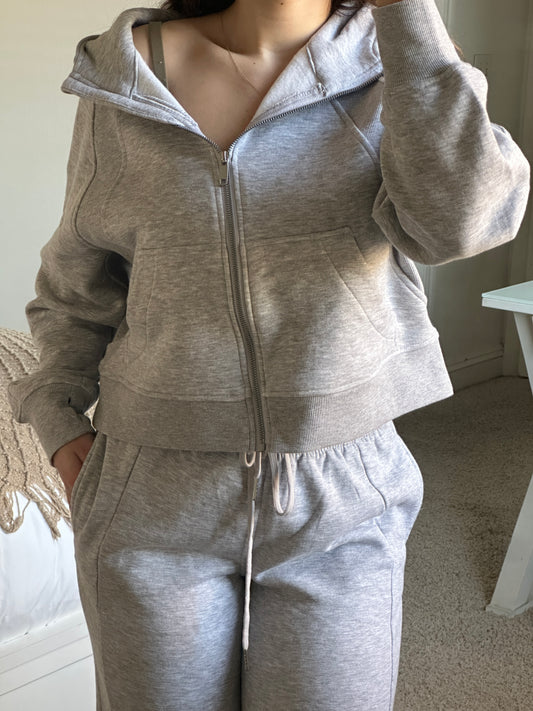 Scuba Full Zip Hoodie (grey)